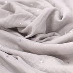 Серый беж с серебряными звёздами