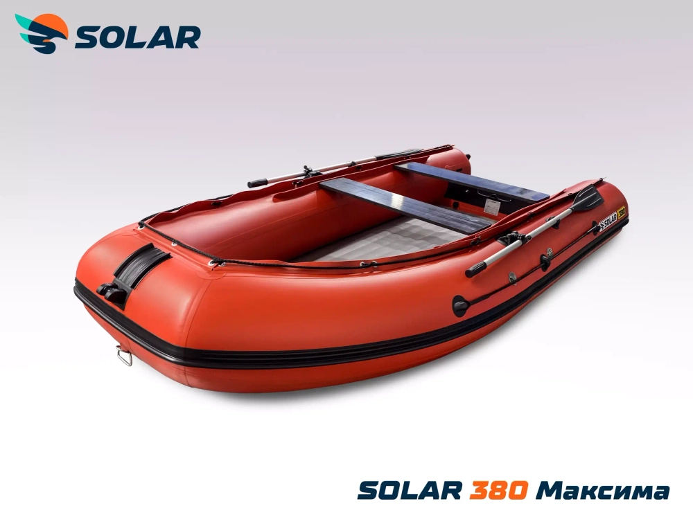 Лодка надувная моторная solar-380 к (максима)