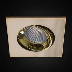 CLD001KNW6 Альфа Бронза+Зол Св-к Встр. LED 7W*3500K