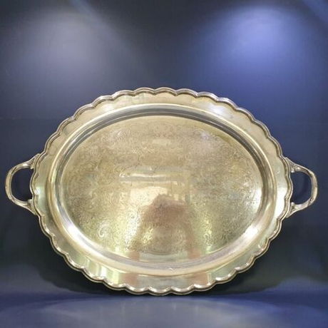 Винтаж: Винтажный большой поднос