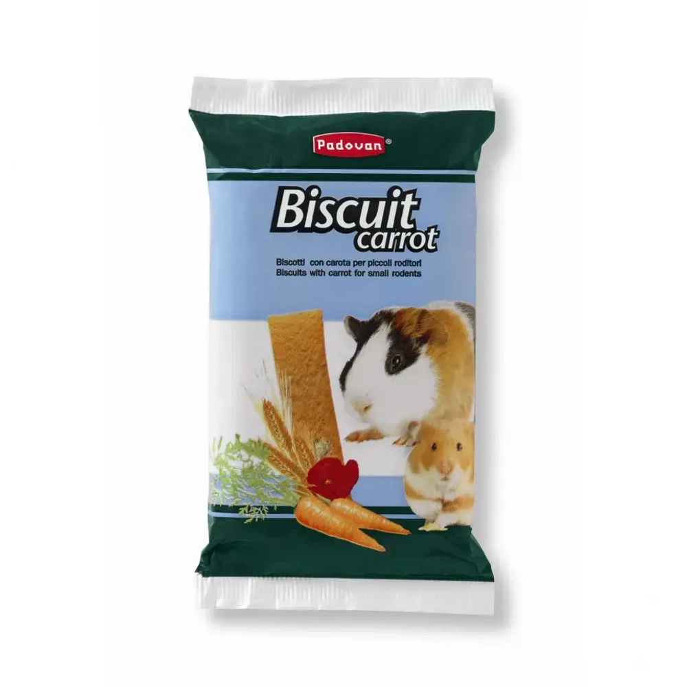 Padovan biscuit carrot лакомство для грызунов морковные - 30 г