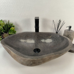 Раковина из речного камня RS-65152 62*43*13 0858
