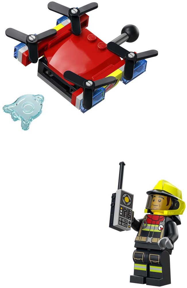 Конструктор LEGO City Fire 60319 Пожарная бригада и полицейская погоня