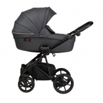 Коляска Tutis Viva Life 3 в 1 New 2020 SHADOW GREY №087 (Серая эко-кожа)