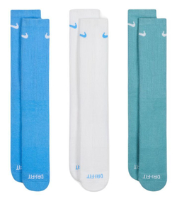 Теннисные носки Nike Everyday Plus Cushioned Training Crew Socks 3P - разноцветный