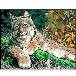 "Рысь"-11882 канва с рисунком