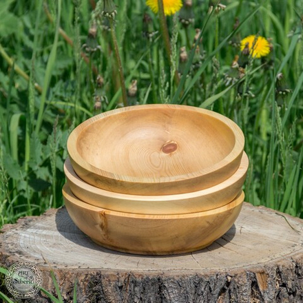 Набор деревянных тарелок Art of Siberia из кедра TN5