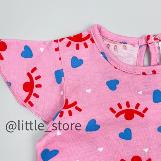 Платье хлопковое, Розовое