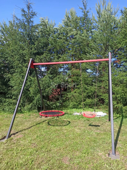 Монтаж уличных качелей Sv Sport