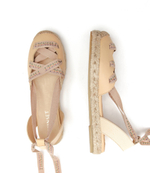 эспадрильи TWINSET - бежевый(221TCT100)