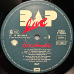 BAP - Live - Bess Demnahx 2LP (Германия 1983г.)