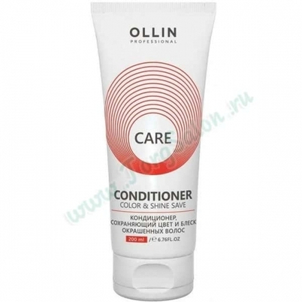 Кондиционер, сохраняющий цвет и блеск окрашенных волос «Color and Shine Save Conditioner», Care, Ollin, 200 мл.
