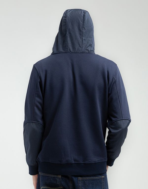Худи We Don’t Care Diagonal Zip Hoodie Navy - фото 6
