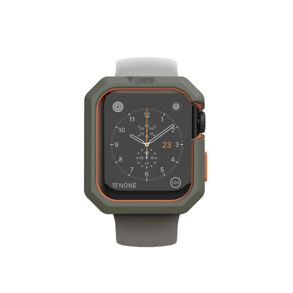 Чехол UAG Civilian Watch Case для Apple Watch 44/42 оливково/оранжевый (olive drab/orange)