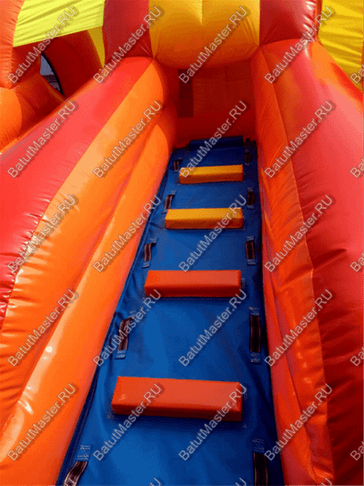 Коммерческий надувной батут "Покоряем космос" 10*6*4 м