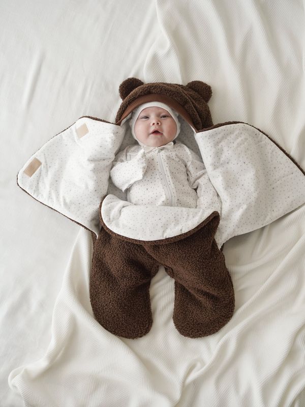 Конверт-звездочка меховой 