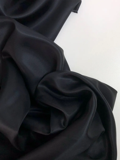 Подклад черный, вискоза, жаккард диагональ