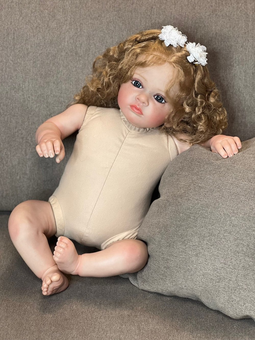 Кукла Реборн мягконабивная 60см в пакете (FA-590)