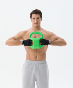 Перчатки для фитнеса STARFIT WG-203, черный/серый