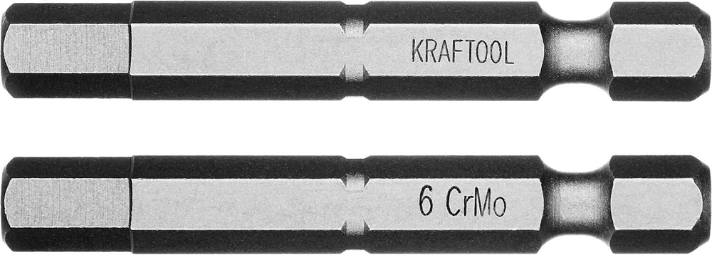 KRAFTOOL X-Drive Hex6, 50 мм, 2 шт, торсионные биты (26127-6-50-2)