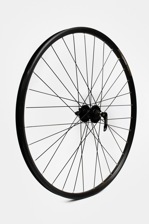 Колесо 29 COMODO переднее ал. дв. пист. чер. вт: ал. ДИСК эксц. чер. сп. чер.