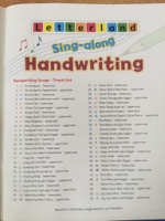 Sing-Along Handwriting Book