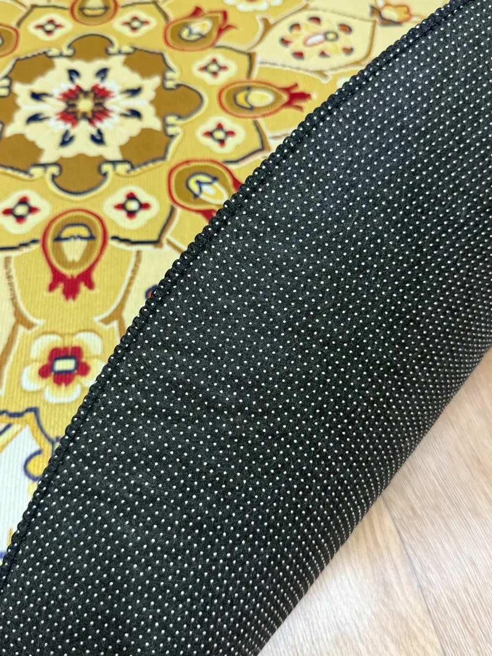 Круглый безворсовый ковер 120х120 для дома