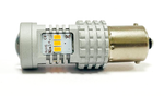 Светодиодная лампа PY21W 1156-3020-14SMD без полярности и со стабилизатором (оранжевый), 1шт
