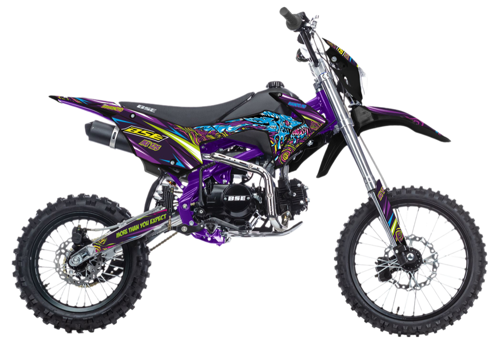 Питбайк BSE MX125 17/14 Purple Dragon