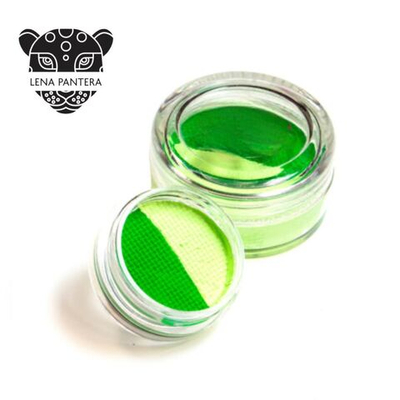 Аквагрим (жидкая подводка) неоновая двухцветная "лайм" 5 гр