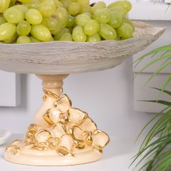 Фруктовница-конфетница Орхидея Лелия Айвори