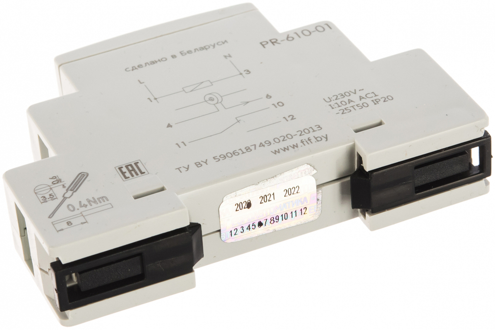 Реле контроля тока PR-610-01 (диапазон измер-я тока 20-110А) 230В 10А 1P IP20
