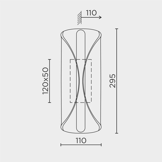 Настенный светильник LED4U L6329-01 GD