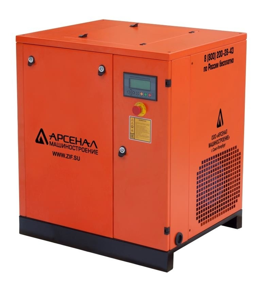 Станция компрессорная электрическая ЗИФ-СВЭ-0,7/1,0 ШМ ременная