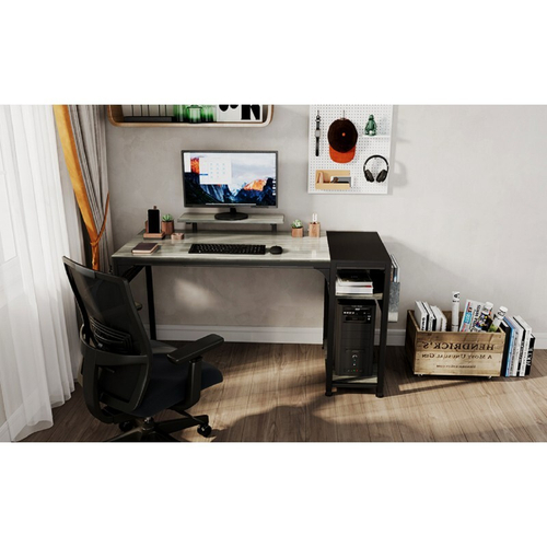 Стол письменный (для компьютера) EUREKA ZX-SS140B-OGB с шириной 140 см, Oak Grey (ZX-SS140B-OGB)