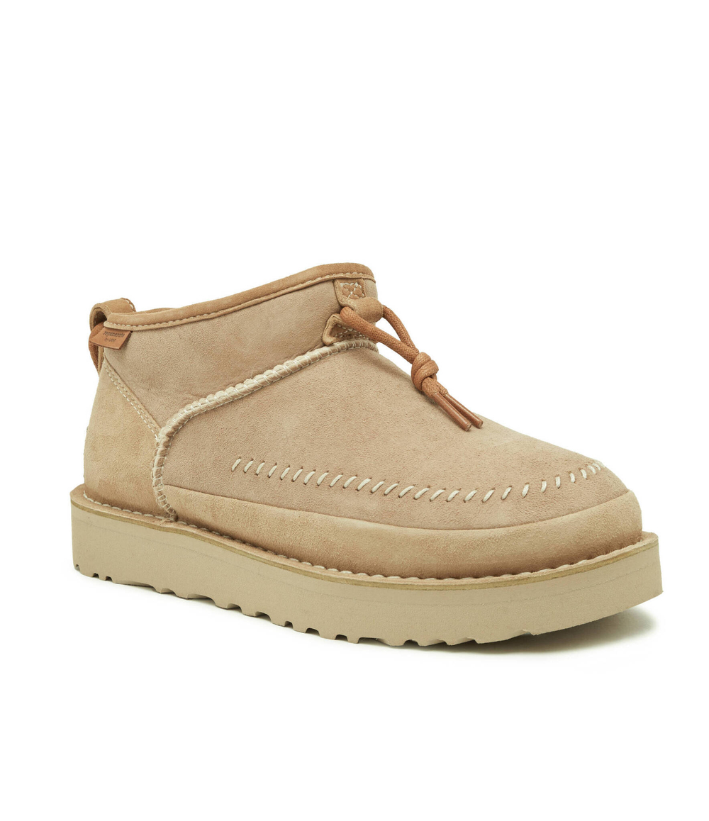 Кожаные угли w ultra mini crafted regenerate UGG - бежевый(1152953)
