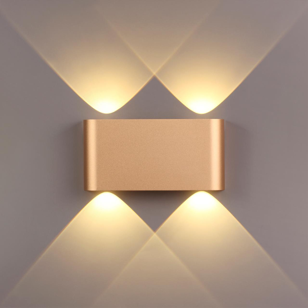 3893/4WL HIGHTECH ODL20 363 золотистый/металл Настенный светильник LED 3000K 4W 220V MAGNUM