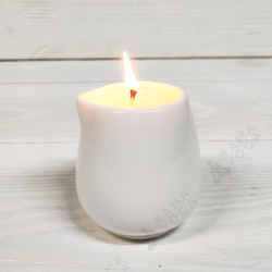 Массажная свеча с маслом Жасмина и маслом Ши (Афродизиак)