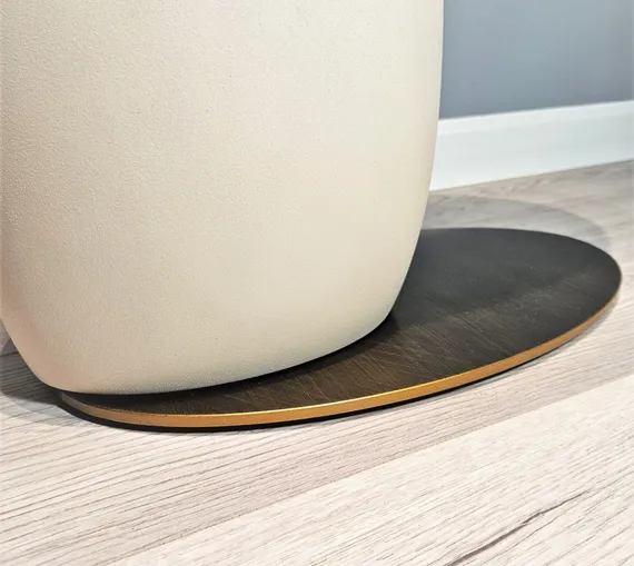 Журнальный столик 4477, 45х51 см, бежевый травертин