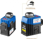 Лазерный уровень ЗУБР 2D крест 2d №2 нивелир 2х360° 34907-2