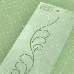 Шаблон для стежки "Перо - 6" (арт. T35)