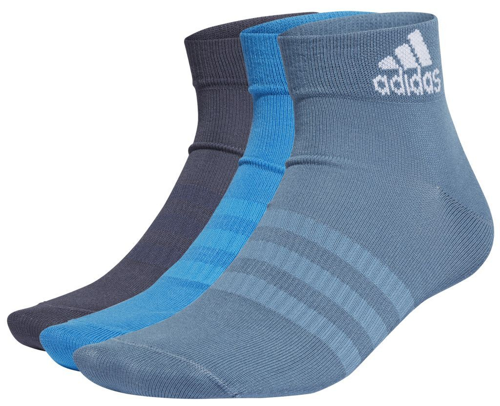 Теннисные носки Adidas Light Ankle 3PP - небесный