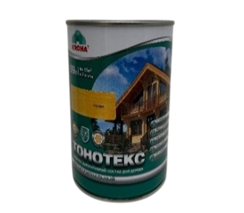 KRONA Состав защитно-декоративный Тонотекс сосна 0,9 л.