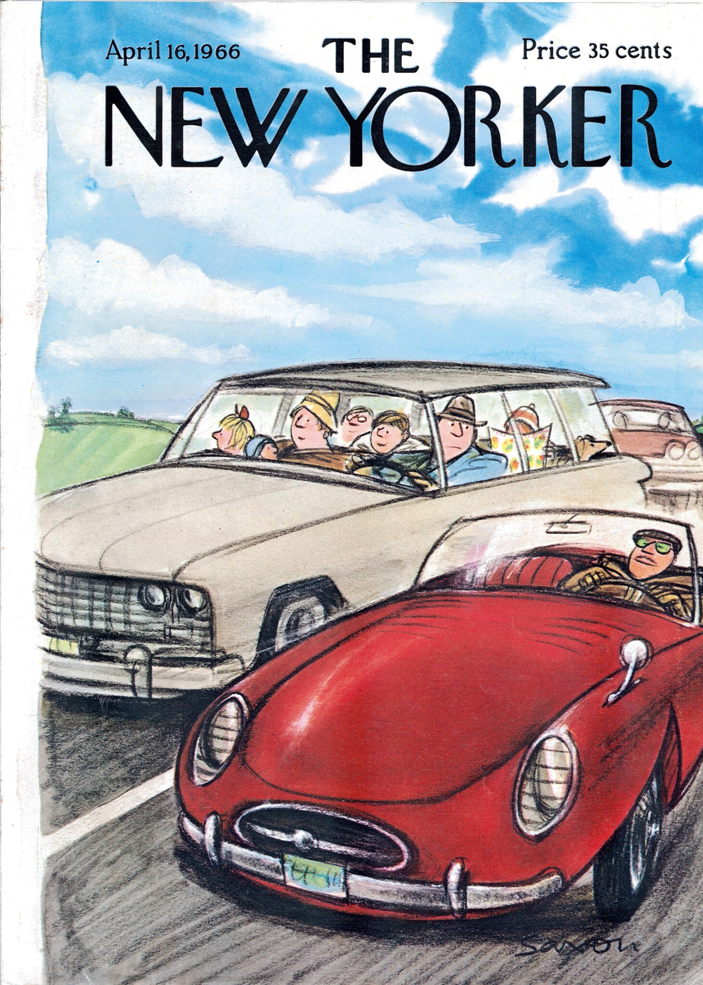 Журнал The New Yorker 16-04-1966, обложка