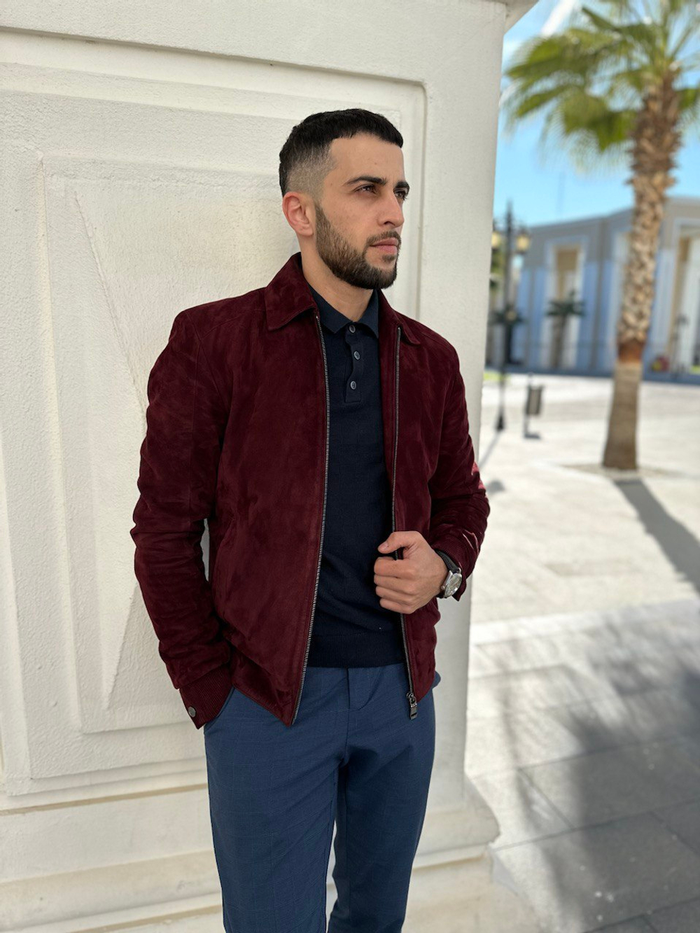 Замшевая куртка