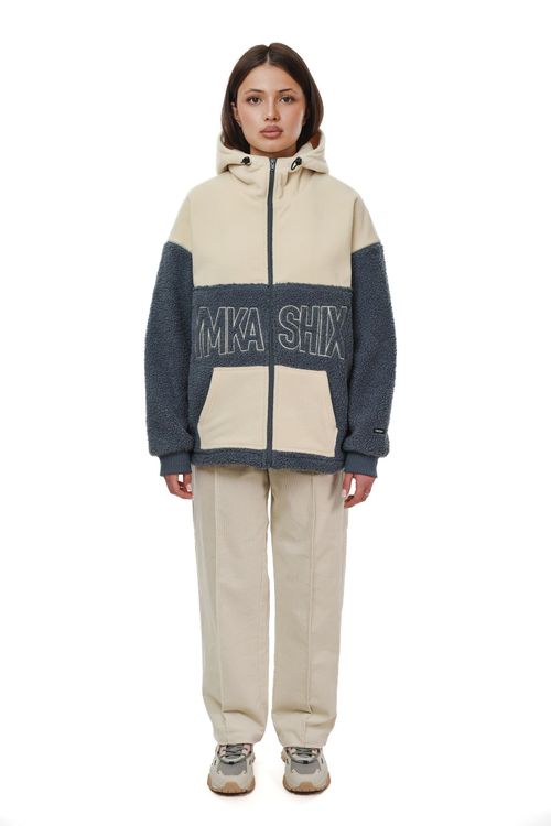 Худи Ymkashix Little Lamb Zip серо-синий/белый