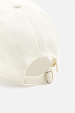 ZARA КЕПКА С КОНТРАСТНОЙ ВЫШИВКОЙ, ЭКРЮ