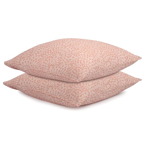 Набор из двух наволочек розового цвета с принтом Спелая смородина из коллекции scandinavian touch, 70х70 см