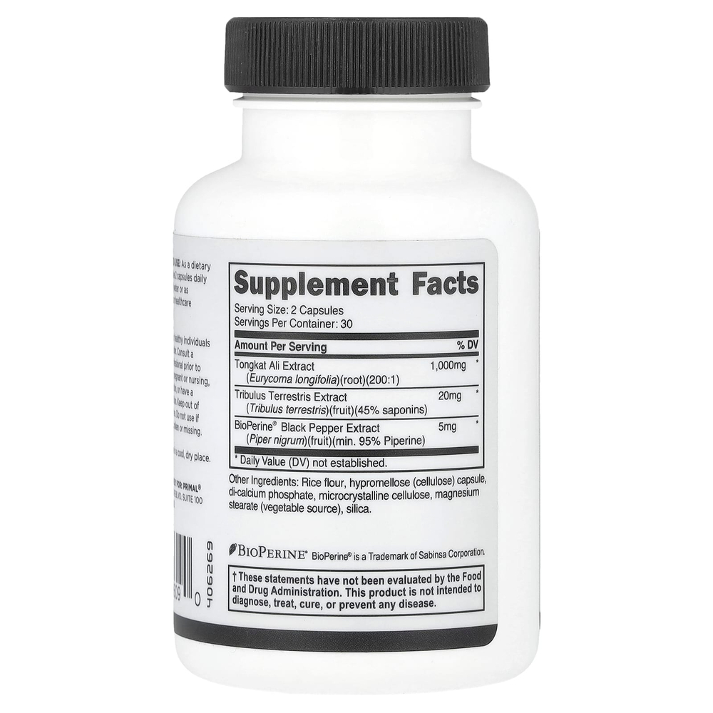 PrePrimal, Тонгкат Али, 60 капсул