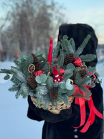 Композиция настольная со свечами